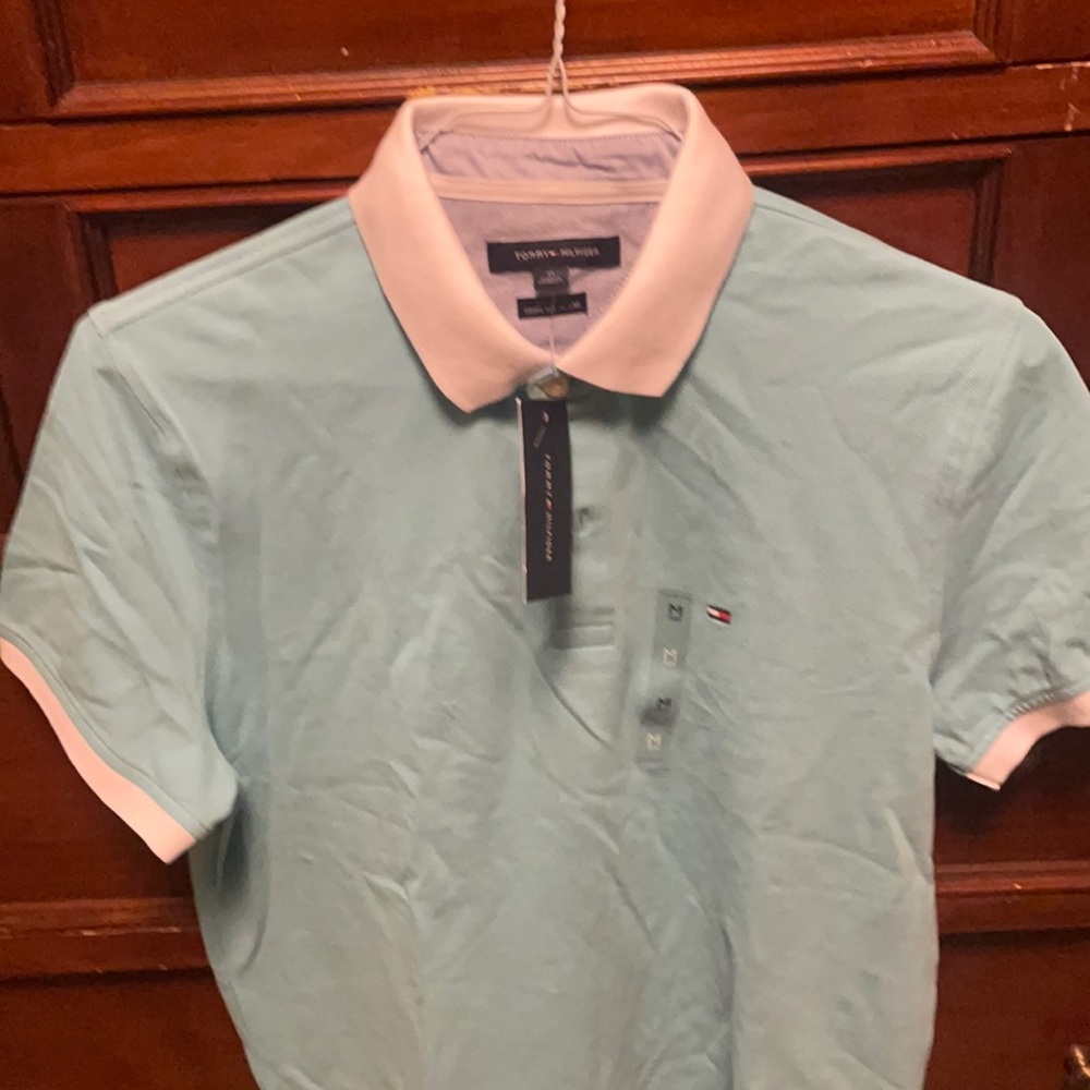 Tommy Hilfiger M men’s light blue polo